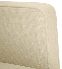 krém szövet loveseat kanapé 111 cm