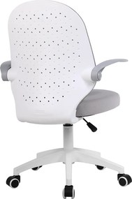 Irodai szék, szürke/fehér, PASTURA