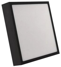 LED Mennyezeti lámpa LED/21W/230V 3000/3500/4000K 22,5x22,5 cm fekete