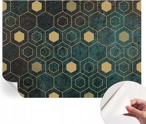Fotótapéta Öntapadós Design Divatos Geometrikus hexagonok 208x146