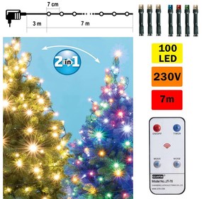 FK technics LED Karácsonyi lánc távirányítóval LED/230V IP44 FK0188