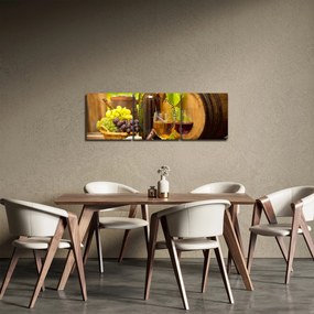 Kép - Borok (órával) (90x30 cm)