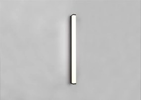 Matt fekete LED fali lámpa (hosszúság 80 cm) Fabio – Trio