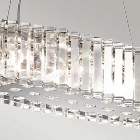 Kichler KL-CRYSTAL-SKYE-ISLE-LED Fürdőszobai csillár CRYSTAL SKYE 8xG9/3W/230V IP44