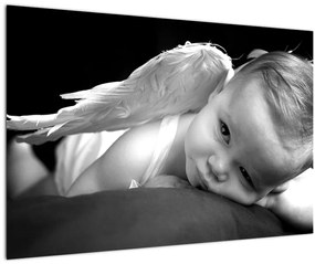 Egy baba angyal képe (90x60 cm)