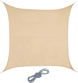 Négyzet alakú napellenző szövet Pes fúrás nélkül 4x4M