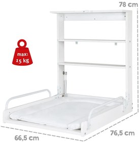 Fehér fali pelenkázó Vogeltanz – Roba