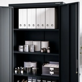 Fém szekrény JAN Compact 1750 x 800 x 400 mm, antracit