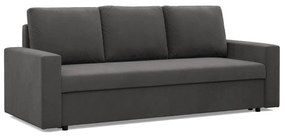 Zeus kanapéágy, szövet anyag, hab töltet, egyenes kartámasz, szürke