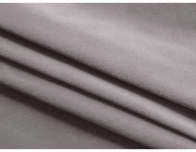 Levendula színű bársony kinyitható-tárolóhelyes kanapé 225 cm Hula – Makamii