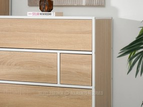 Komód Soren Kom (szonoma + fehér). 1110776