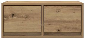 vidaXL kézműves tölgy színű szerelt fa TV-szekrény 60x31x25,5 cm