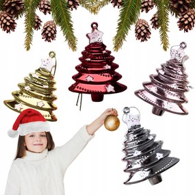 Karácsonyi Dísz, Fadísz, Vegyes Színek, 11 CM