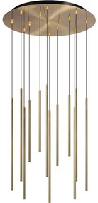 Ideal Lux - LED Csillár zsinóron FILO LED/25W/230V réz