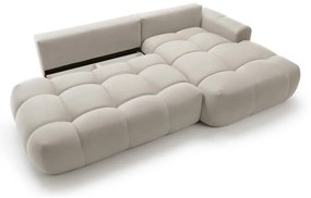 Sarokkanapé Ombre (J) (világos bézs + fekete). 1100460