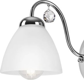 Fali lámpa MIRANDA 1xE27/60W/230V fényes króm