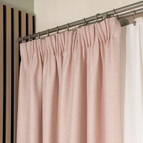 Molly Szalagfüggöny 140x250cm, púderrózsaszín
