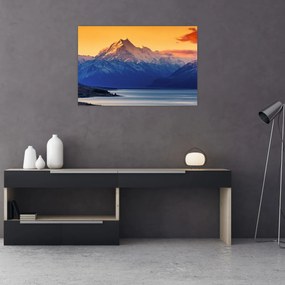 Kép - Pukaki-tó (90x60 cm)