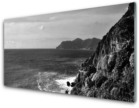 Üvegkép Sea Mountain Landscape 100x50 cm