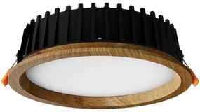 APLED - LED Lámpa RONDO WOODLINE LED/12W/230V 3000K átm. 20 cm tölgy tömör fa