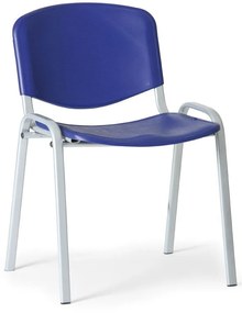 ISO mƱanyag szĂ©k - szĂŒrke lĂĄbak, kĂ©k
