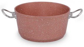 Classic rózsaszín alumínium edény fedővel, ø 22 cm - Güral Porselen