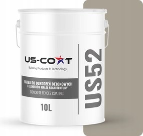 Betonfesték Kerítés Kapuk Kerítések Kültéri 10L Szürke Szín Meleg F293