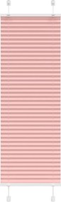 vidaXL pliszírozott redőny rózsaszín 45x150 cm szövetszélesség 44,4 cm