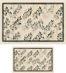 Bézs fürdőszobai kilépő szett 2 db-os 60x100 cm – Foutastic