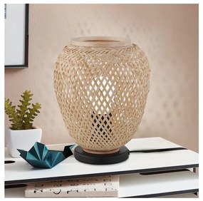 Eglo 55699 - Asztali lámpa DEMBLEBY 1xE27/40W/230V bézs