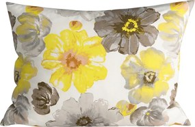 2 db mikroszálas díszpárnahuzat szett FEONELLE 50x70 cm, sárga-szürke