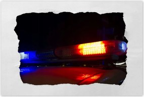 Poszterek 120x80 Rendőrségi éjszakai fények