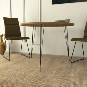 Étkezőasztal SANDALF 75x90 cm barna