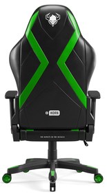 Diablo X-Horn 2.0 gamer szék Átlagos méret: Fekete-zöld