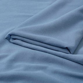 Goldea természetes lenvászon keverék - kék 300 cm
