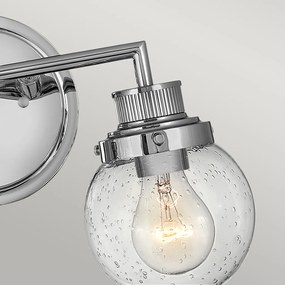 Quintiesse POPPY QN-POPPY2-PC-BATH Fali lámpa 2x60W/E27 IP44