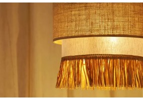 Brilagi - WINNETOU BOHO lógólámpa 1xE27/15W/230V, 25 cm, barna/krém