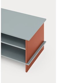 Téglavörös-szürke éjjeliszekrény Inari – Teulat