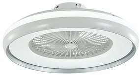 LED Mennyezeti lámpa ventilátorral LED/45W/230V 3000/4000/6500K szürke