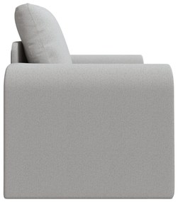 Padlós Sofa Ágy 2 az 1-ben Felhőszürke 98x71x83 cm Textil