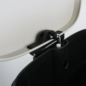 Spirella Pedálový odpadkový koš soft-close Akira 50 l, matt white, 50 l