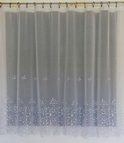 Mg Inter Függöny Fátyol B Hímzés 230x160 szalaggal