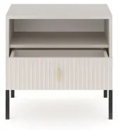 Éjjeli szekrény SUE bézs/kasmír