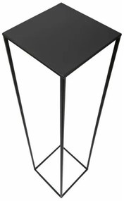 Virágállvány 100x24 cm fekete