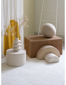 Barna kordbársony habszivacs játszótér 3 db-os magasság 37 cm 75x49 cm Rainbow Montessori – Wigiwama