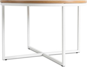 Asztal tölgy arany/fehér színben HANTEL