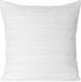 Dekoratív párnahuzat Reina 45x45 Eva Minge fehér chiffon mohair cérna