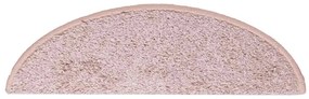 30 db világos rózsaszín félkör alakú lépcsőszőnyeg 56 x 17 x 3 cm