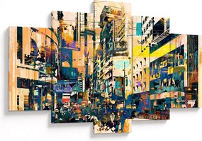 Kép - Festett absztrakció (150x105 cm)