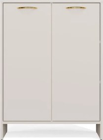 Aldabra NINA 1K1D fürdőszoba szekrény 66x30x90 cm, kasmír-arany